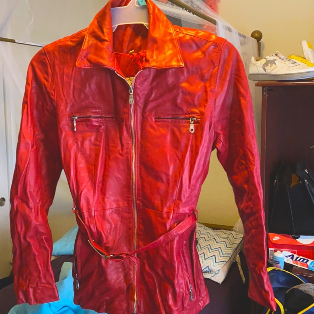 Vakko leather jacket